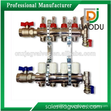 Super quality classical brass forge manifold for floor heating